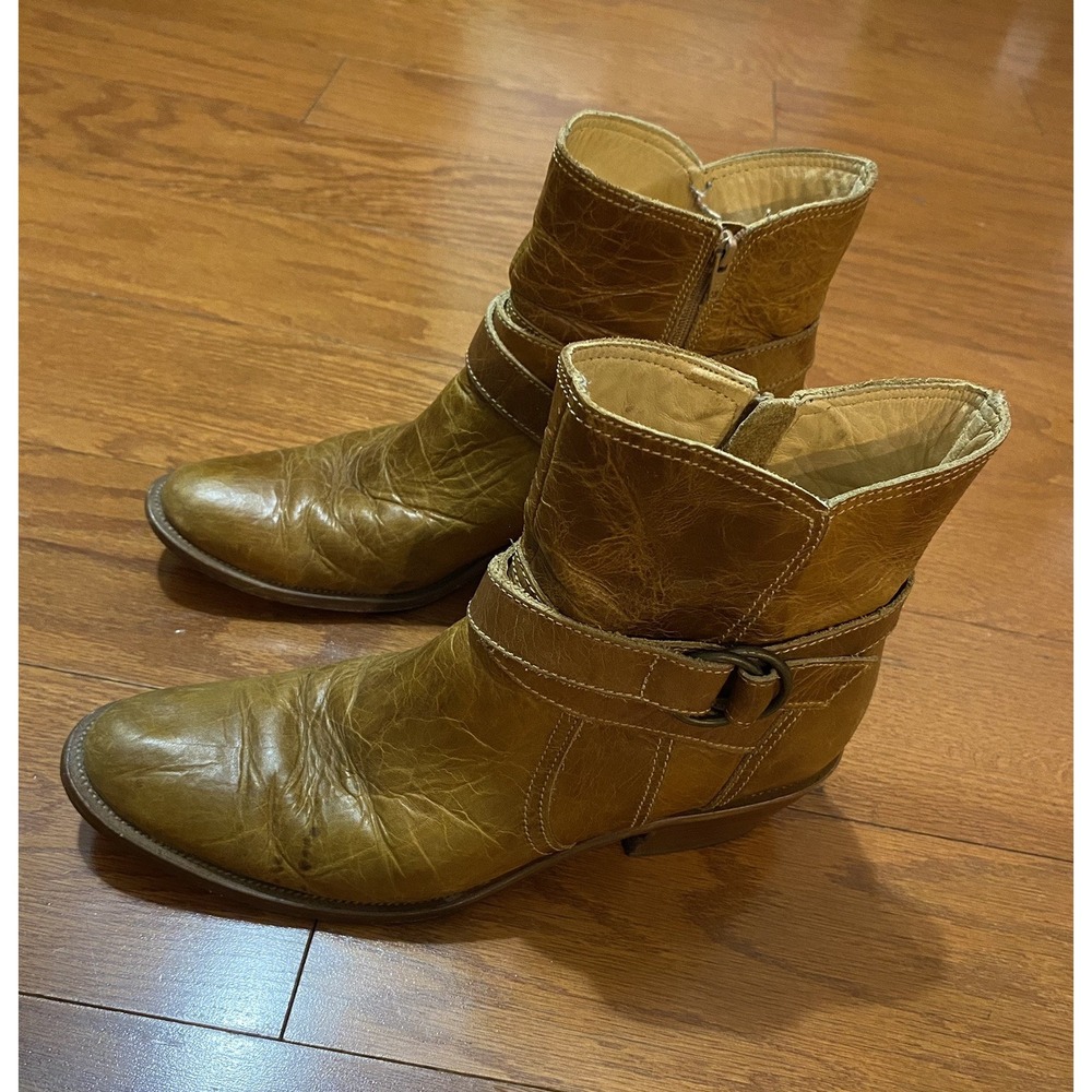 Charlie 1 Horse Boots Womens Leather Western Ankle Hand Crafted Cowgirl 9 B